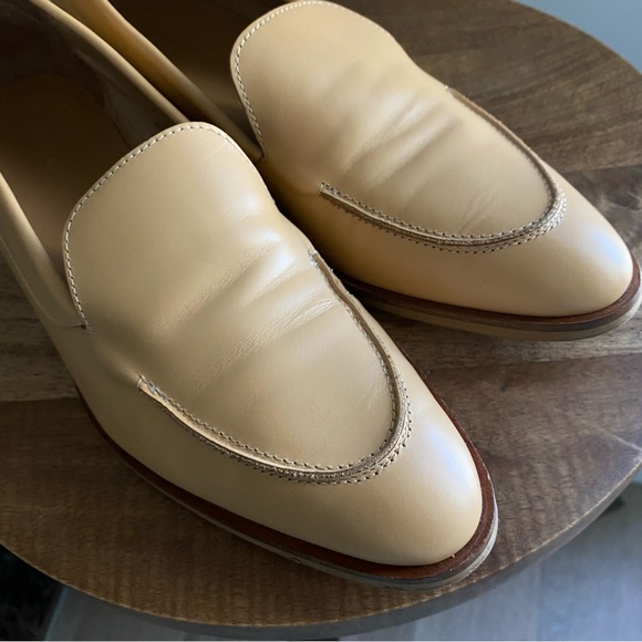 Everlane The Modern Leather Loafers Camel Tan brown 9 women Made In Italy - Picture 5 of 12